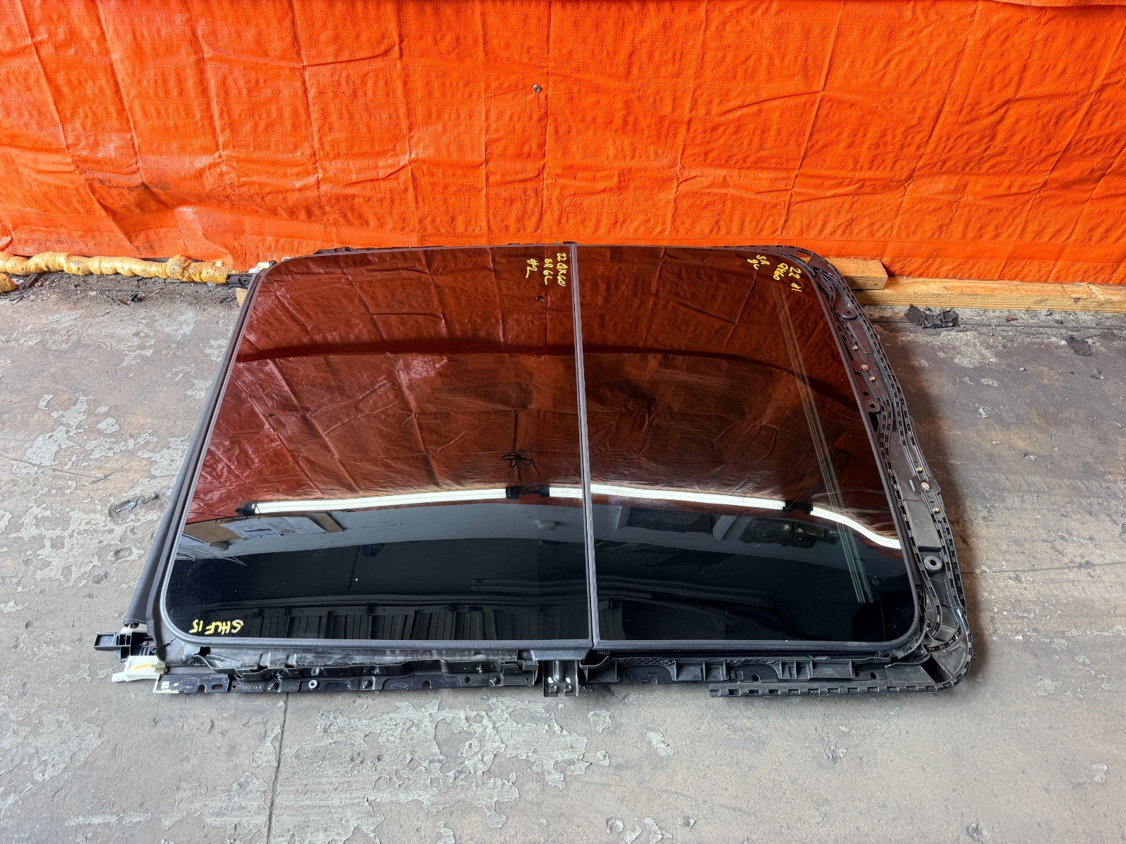 2022-2026 INFINITI QX60 FRONT & REAR PANORAMIC SUNROOF ROOF GLASS PANEL OEM OE10