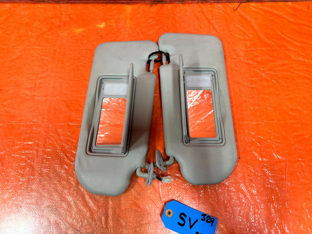 09 15 INFINITI G37 CONVERTIBLE   LEFT AND RIGHT SUN VISORS PAIR SET OEM #3295