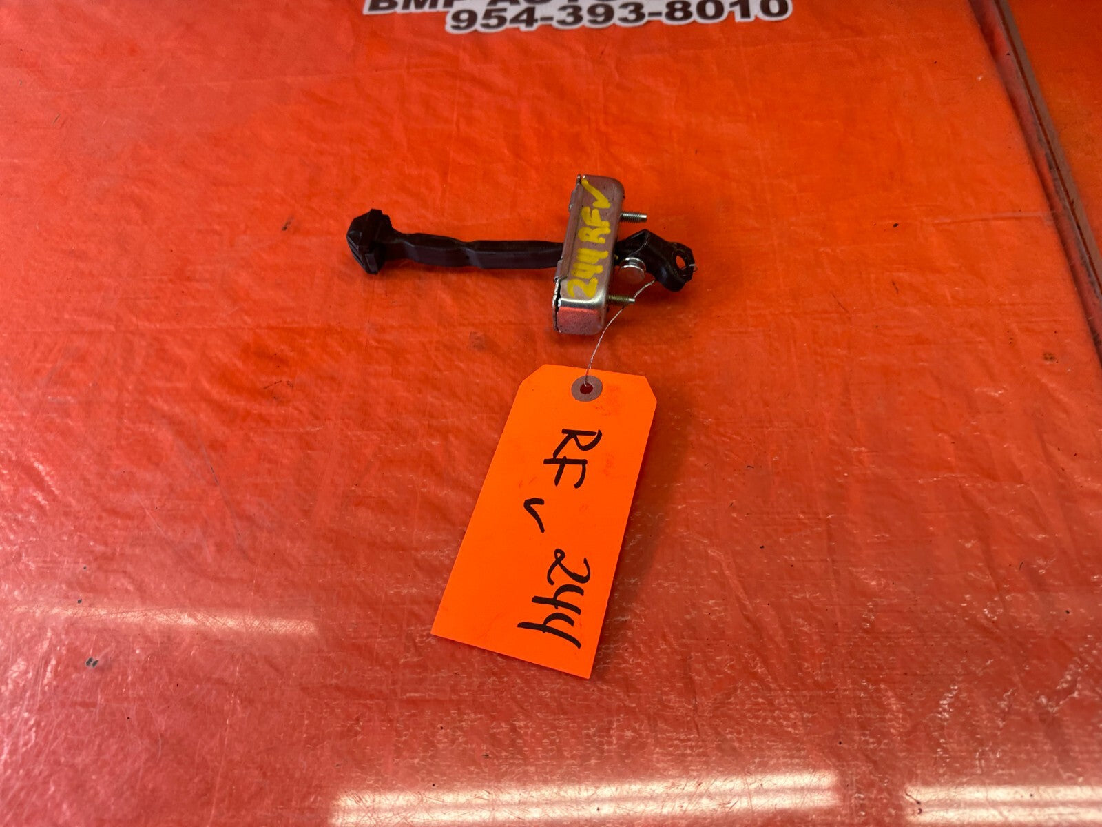 07 12 LEXUS ES350   PASSENGER RIGHT DOOR CHECKER HINGE ARM STOPPER   OEM #2444