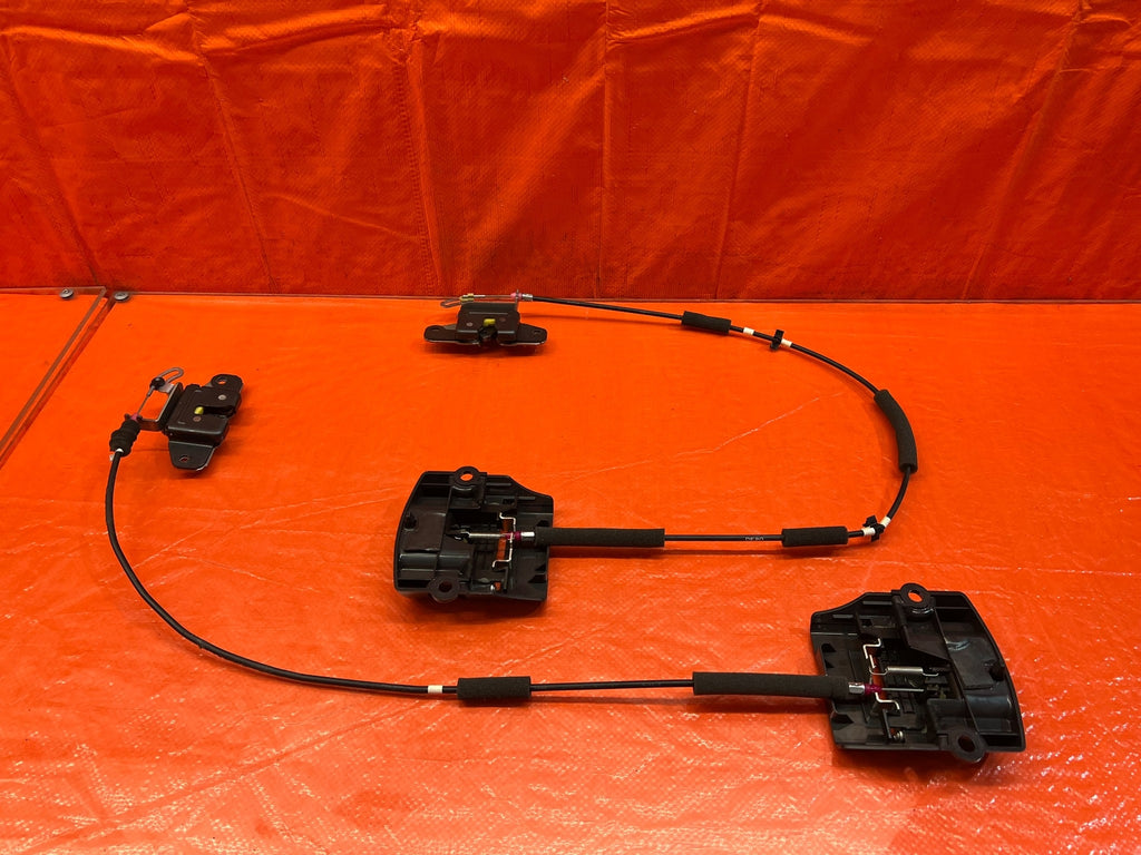 09 14 ACURA TSX LEFT & RIGHT REAR SEAT RECLINIG RELEASE CABLES W PULL HANDLE 16715