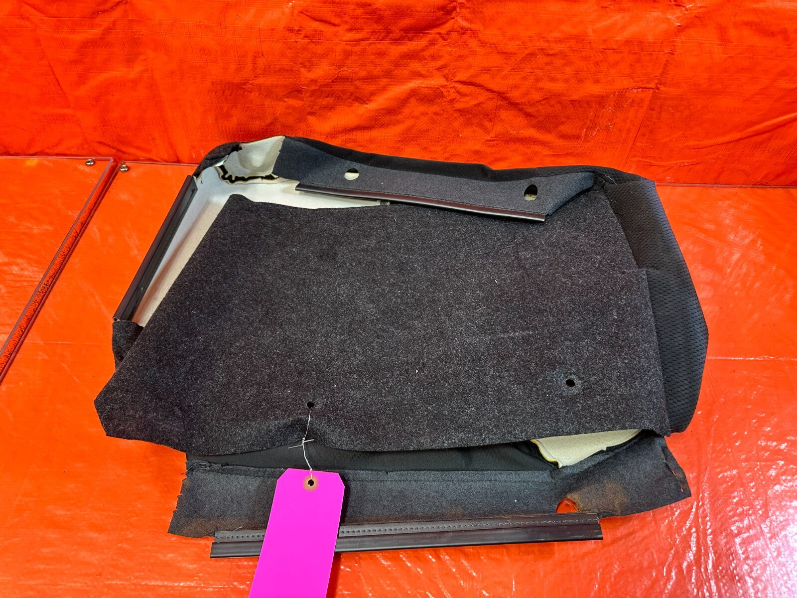07 08 HONDA CIVIC SI SEDAN   RIGHT REAR UPPER SEAT SKIN COVER FABRIC CLOTH   2709
