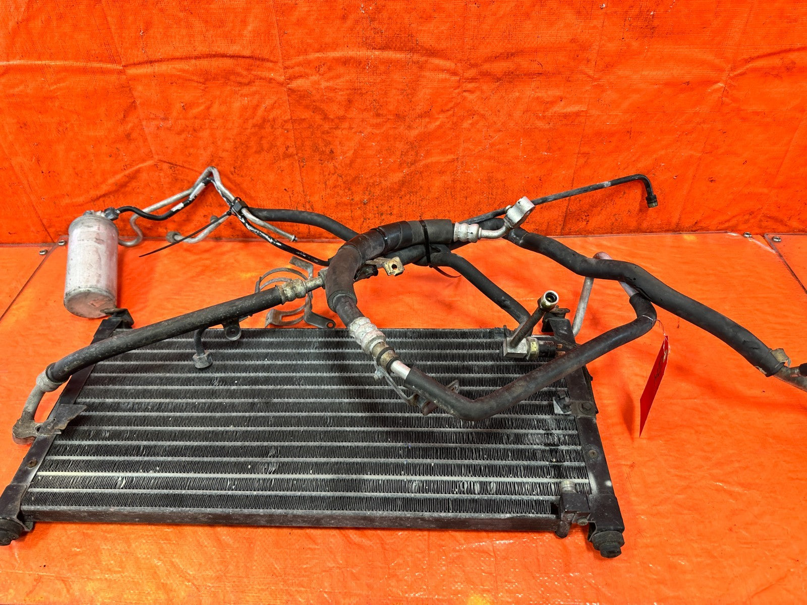 90 91 HONDA CIVIC HATCH    AC LINES W/ AC CONDENSER HOSES PIPES OEM FACTORY 32514