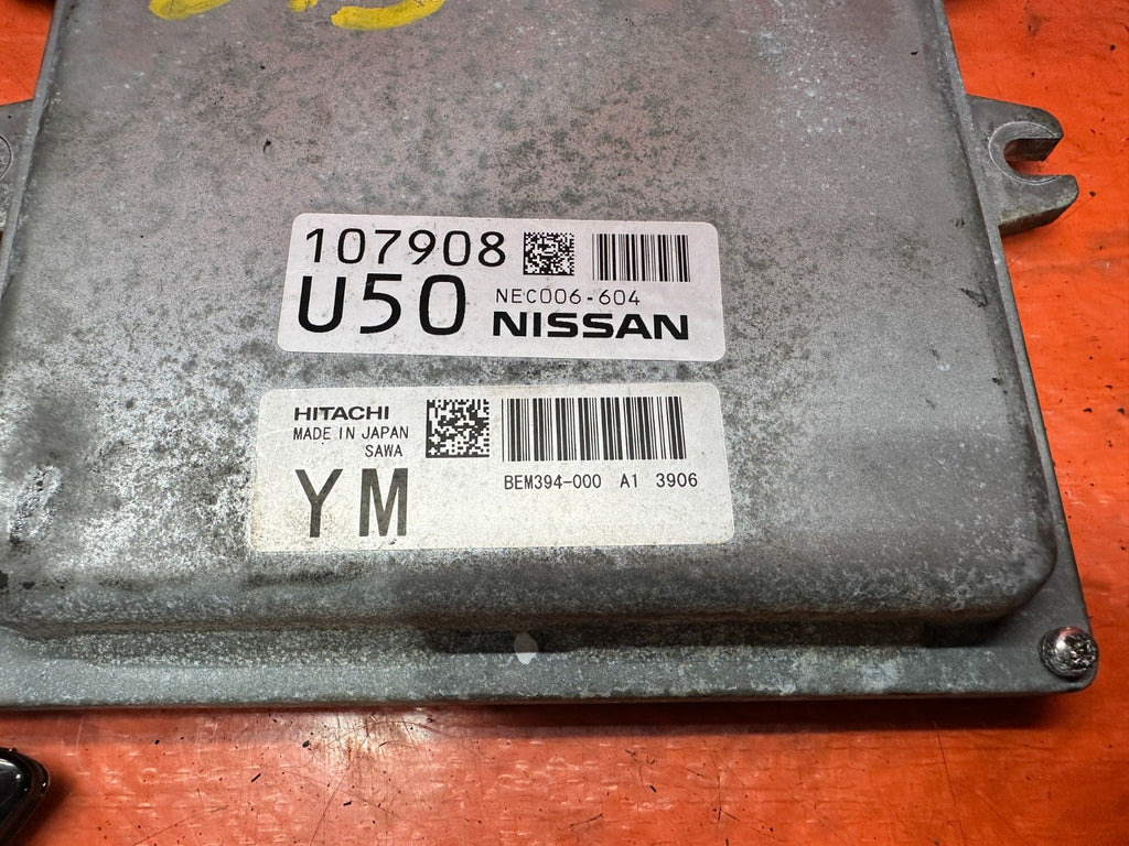 14-15 INFINITI Q50 3.7L AWD ECU BCM KEY SET IMMOBILIZER 284BA-4HB0A BEM394-00 #34