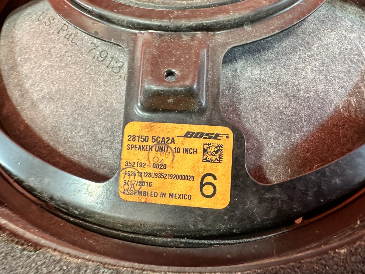 14-20 INFINITI Q50 & 17-20 Q60 - LEFT OR RIGHT FRONT - BOSE SPEAKER - OEM #3142