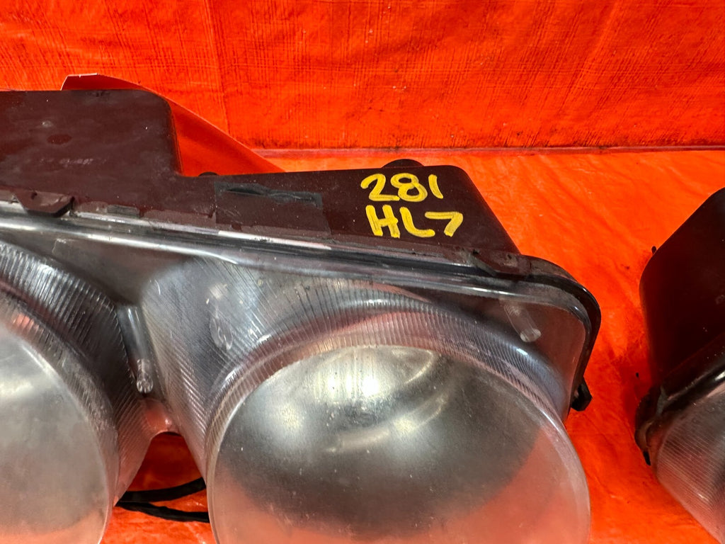 98 01 ACURA INTEGRA   AFTERMARKET ANGEL EYE HEADLIGHTS HEAD LAMPS LIGHTS #2813