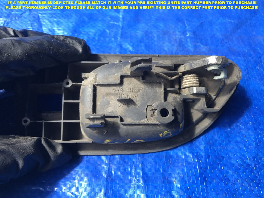 OEM 94 1995 1996 HONDA ACCORD SEDAN PASSENGER RIGHT REAR INTERIOR DOOR HANDLE2