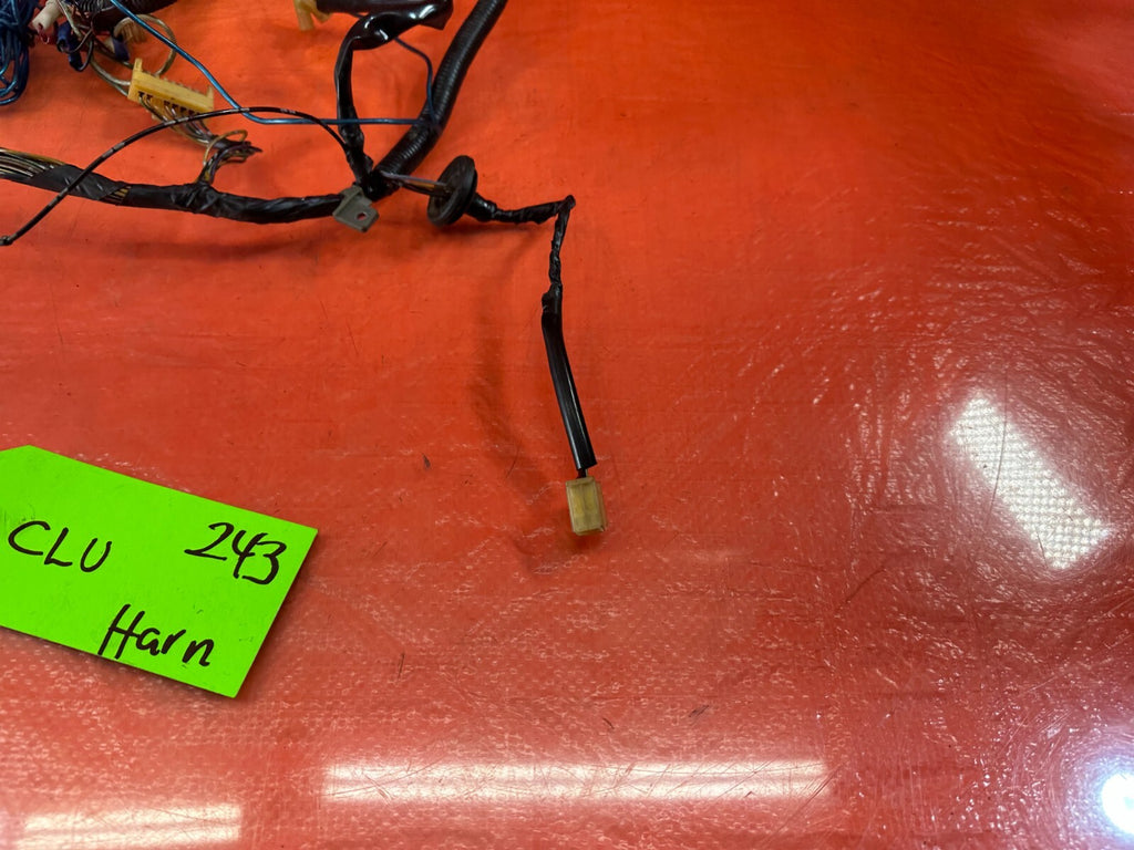1989 89 HONDA CRX DX MANUAL INSTRUMENT GAUGE CLUSTER WIRING HARNESS WIRE LOOM 432