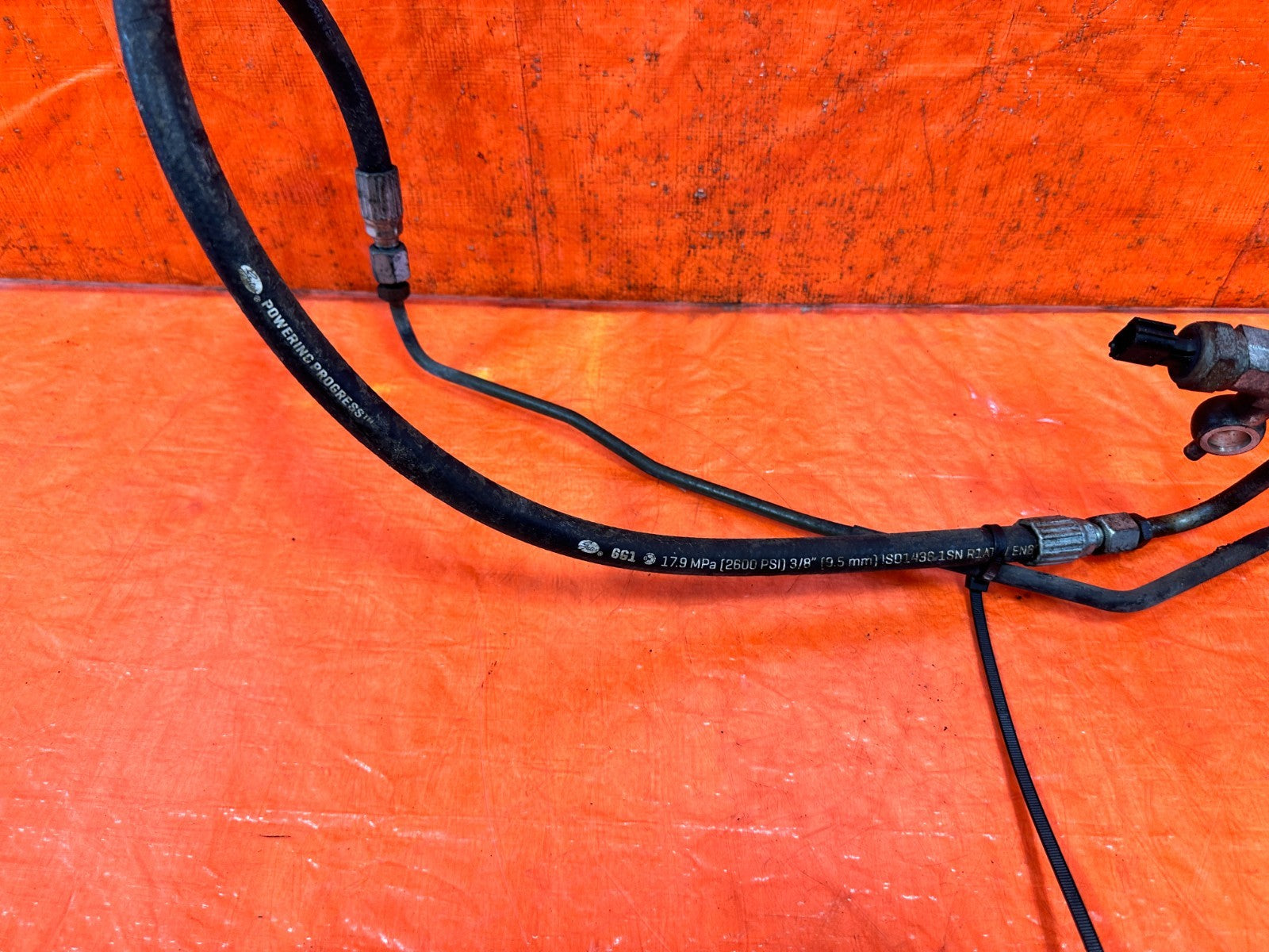 08 10 INFINITI G37 2D COUPE HIGH PRESSURE POWER STEERING HOSE LINE PIPE OEM 32812