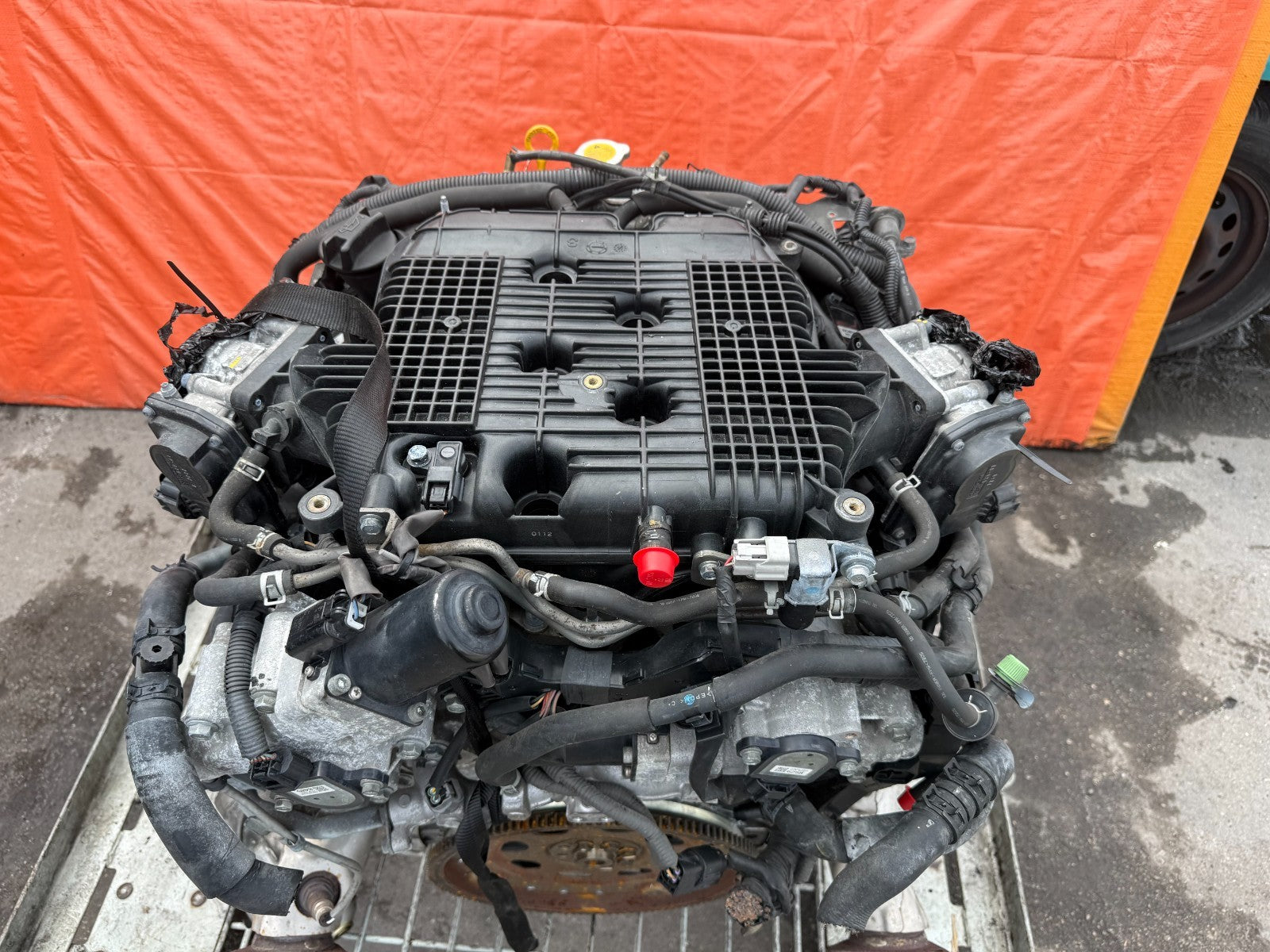 09-13 INFINITI G37 VQ37VHR REAR WHEEL DRIVE (RWD) - ENGINE MOTOR LONG BLOCK 51K9