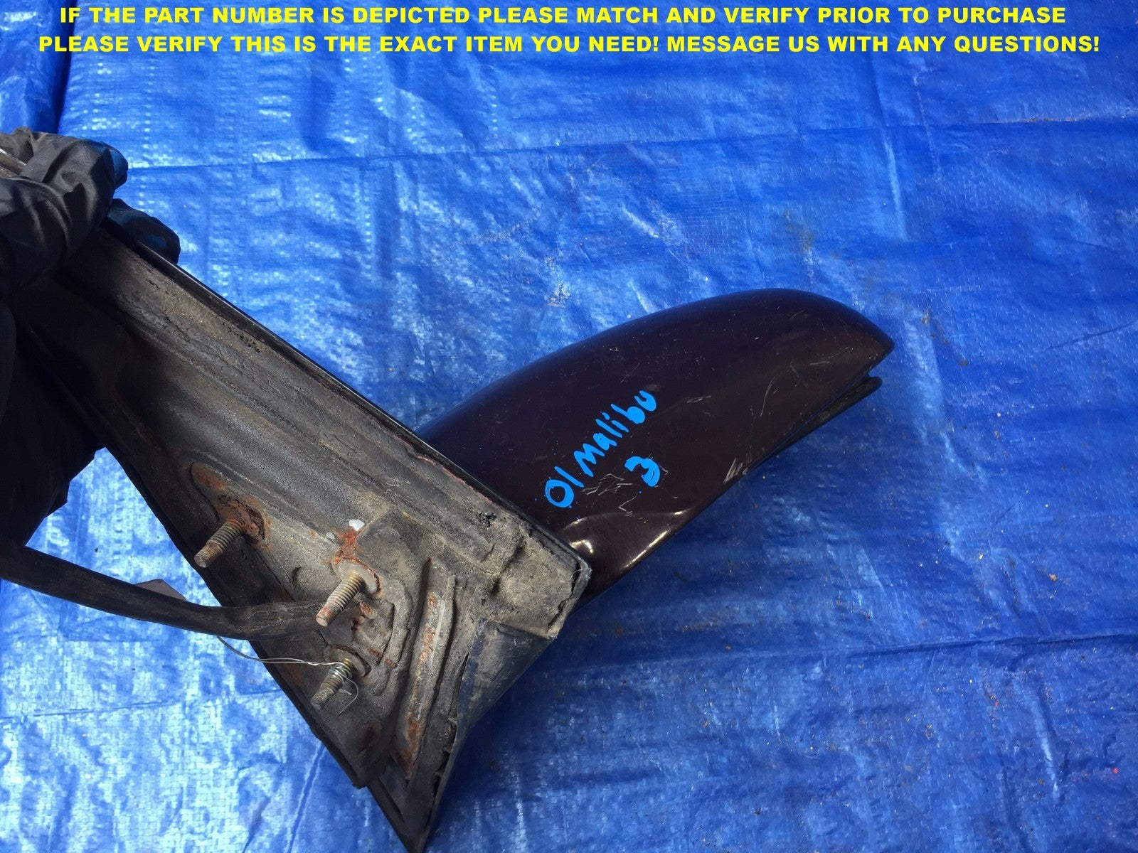 OEM 1997 1998 1999 2000 2001 02 CHEVROLET MALIBU DRIVER LEFT SIDE VIEW MIRROR 34