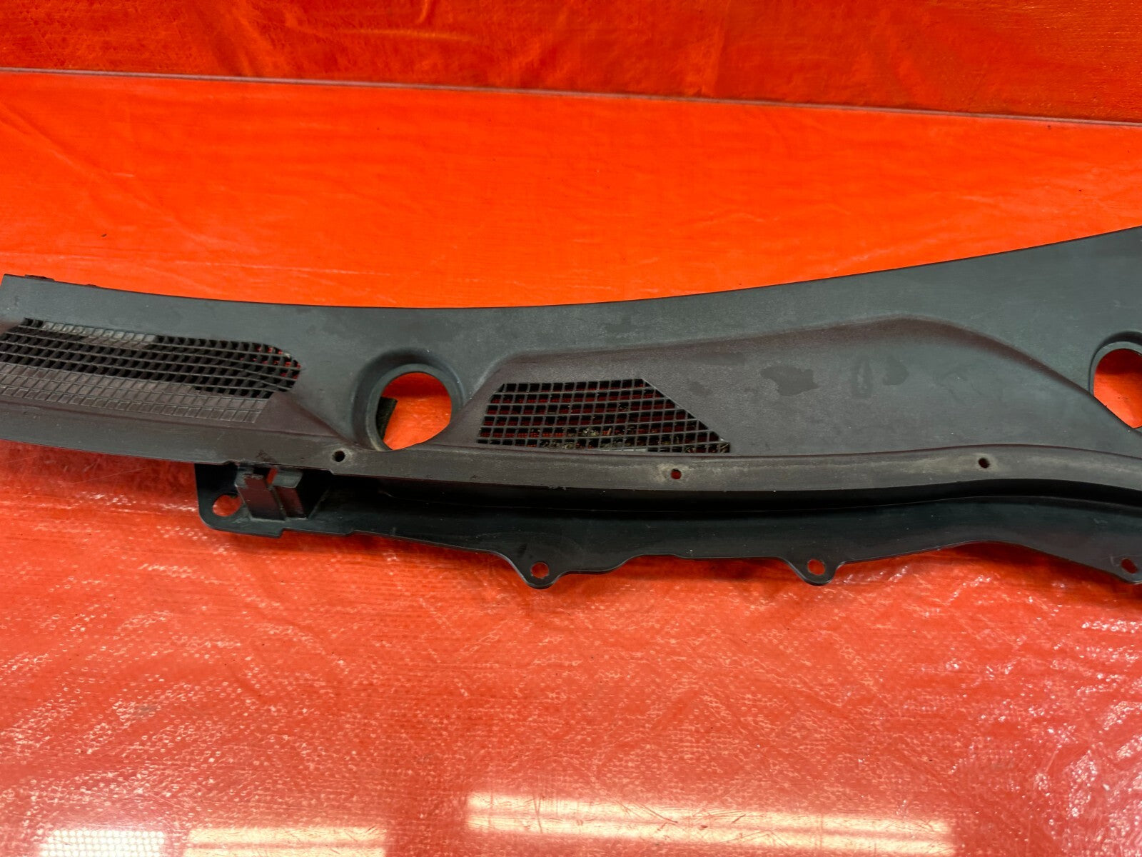 08 15 INFINITI G37 & Q60   2D COUPE   WIPER COWL TRIM   LEFT SIDE   OEM #1906