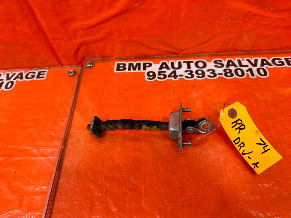 2012 SUBARU WRX STI SEDAN PASSENGER REAR DOOR CHECKER HINGE ARM STOPPER OEM 745