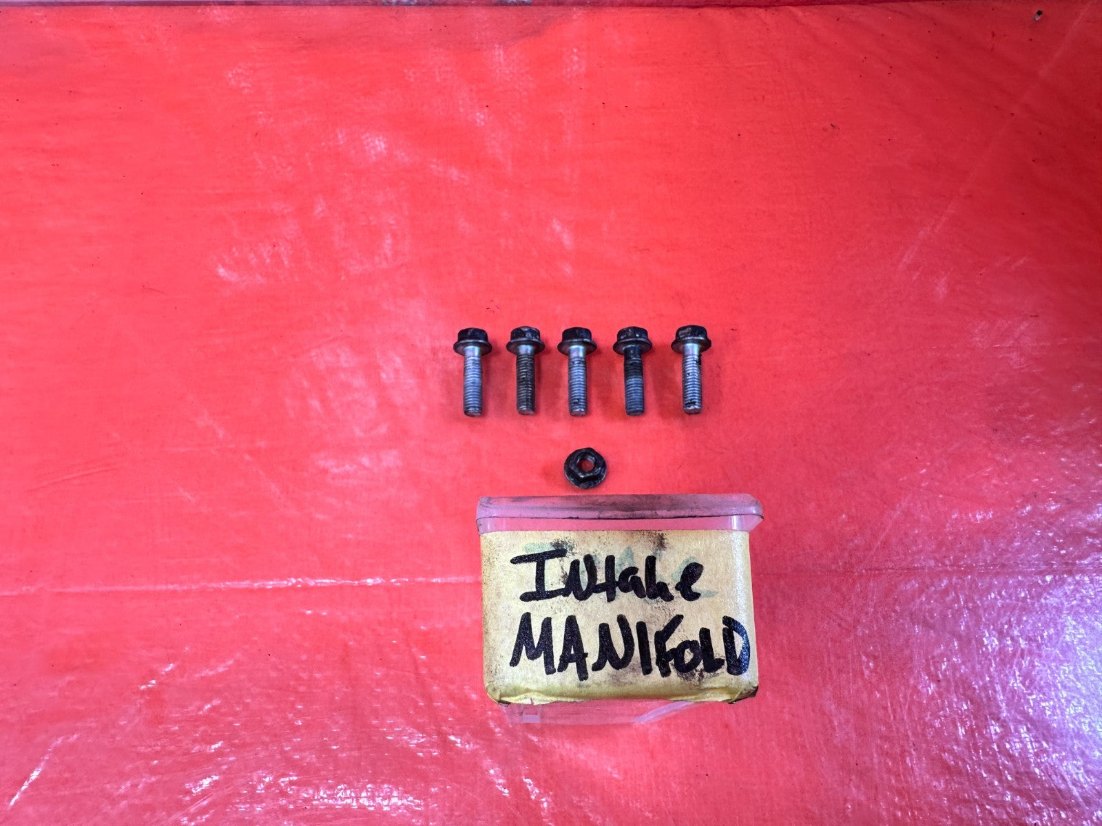 06 11 HONDA CIVIC SI   K20Z3 INTAKE MANIFOLD BOLTS NUTS   OEM #3000