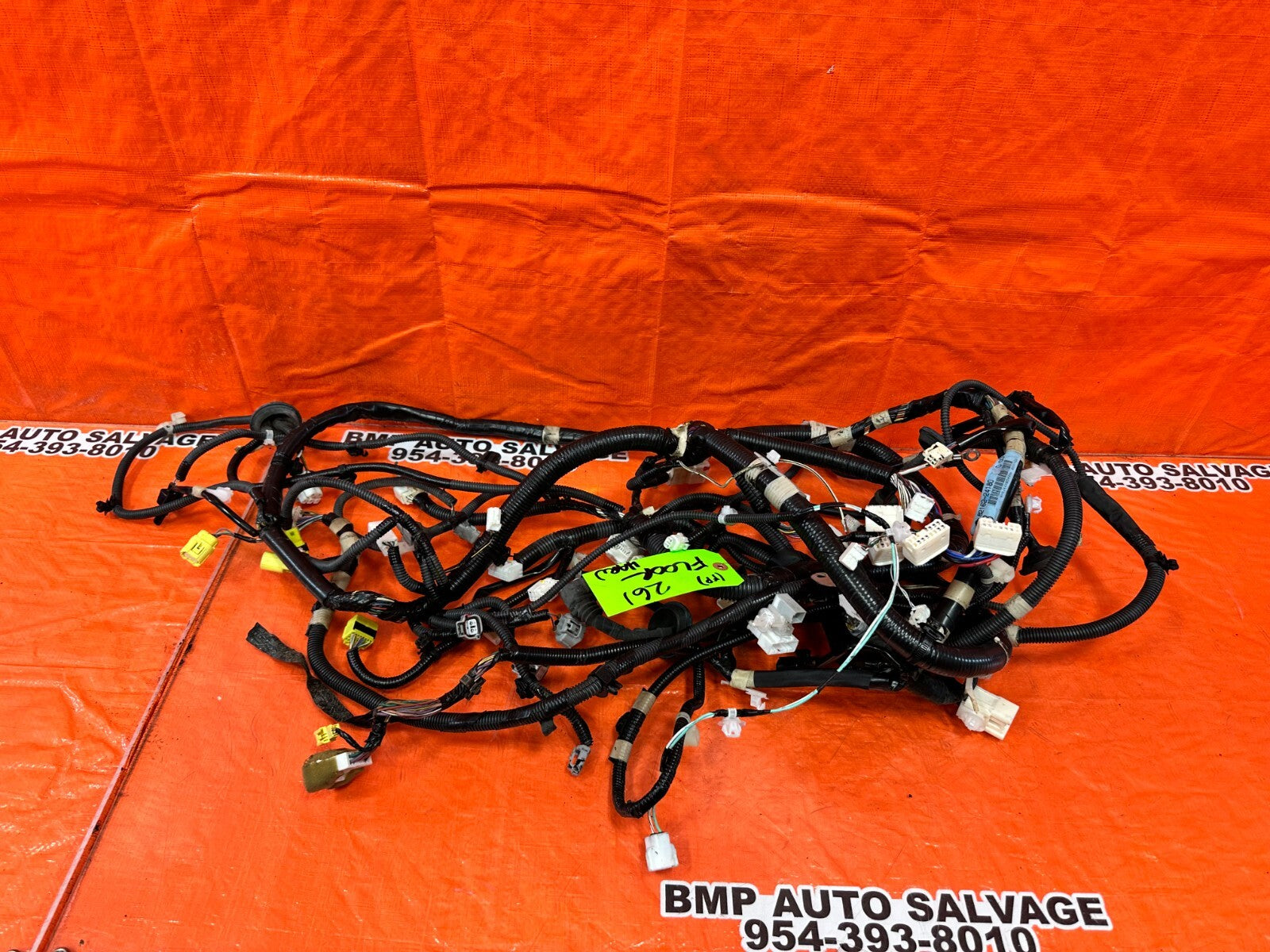 2002 LEXUS SC430   FLOOR WIRE HARNESS #2 WIRING LOOM   82162 24180   OEM #2610