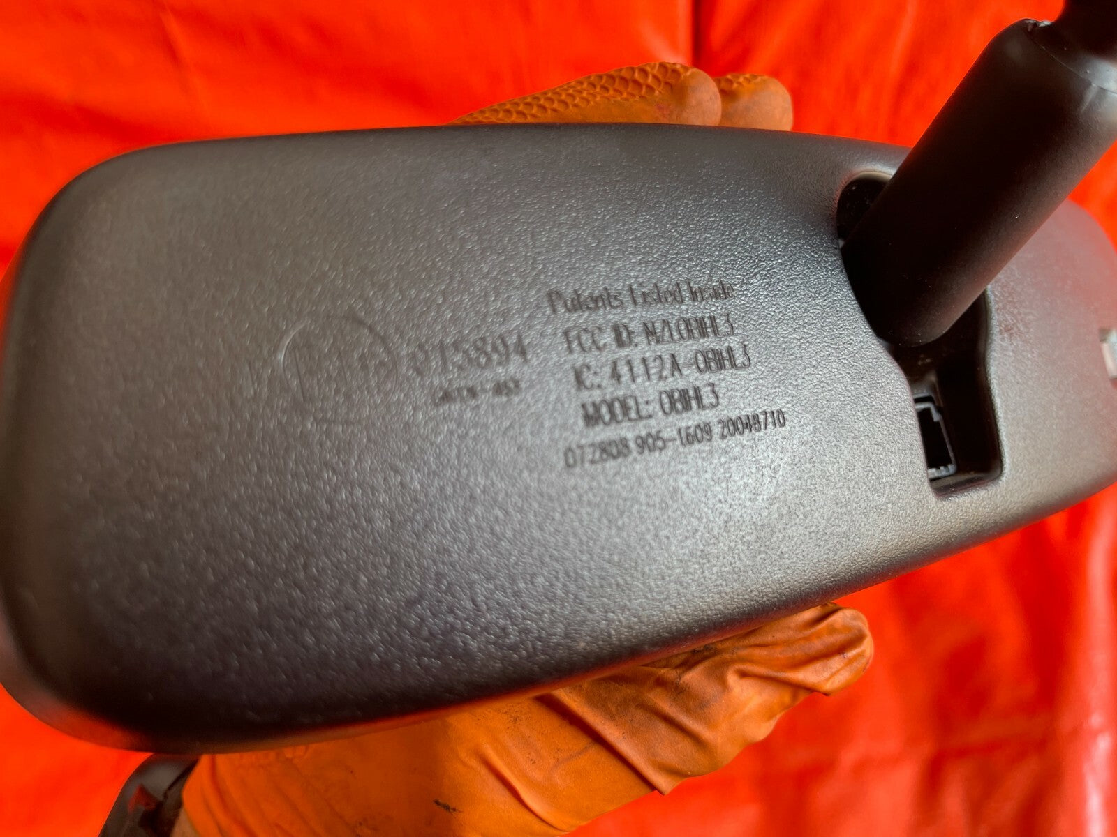 08 13 INFINITI G37 SPORT 2D COUPE   INTERIOR REAR VIEW MIRROR   OEM OE FACTORY7