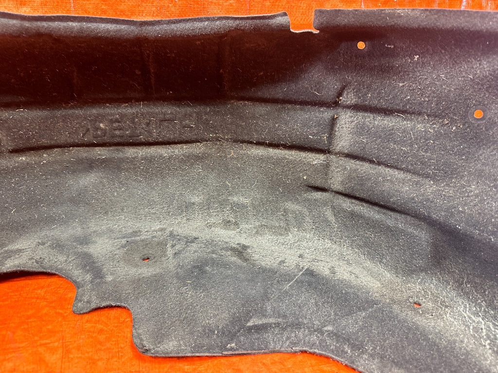 09 15 INFINITI G37 Q60 CONVERTIBLE LEFT DRIVER REAR FENDER WHEEL WELL LINER #3299