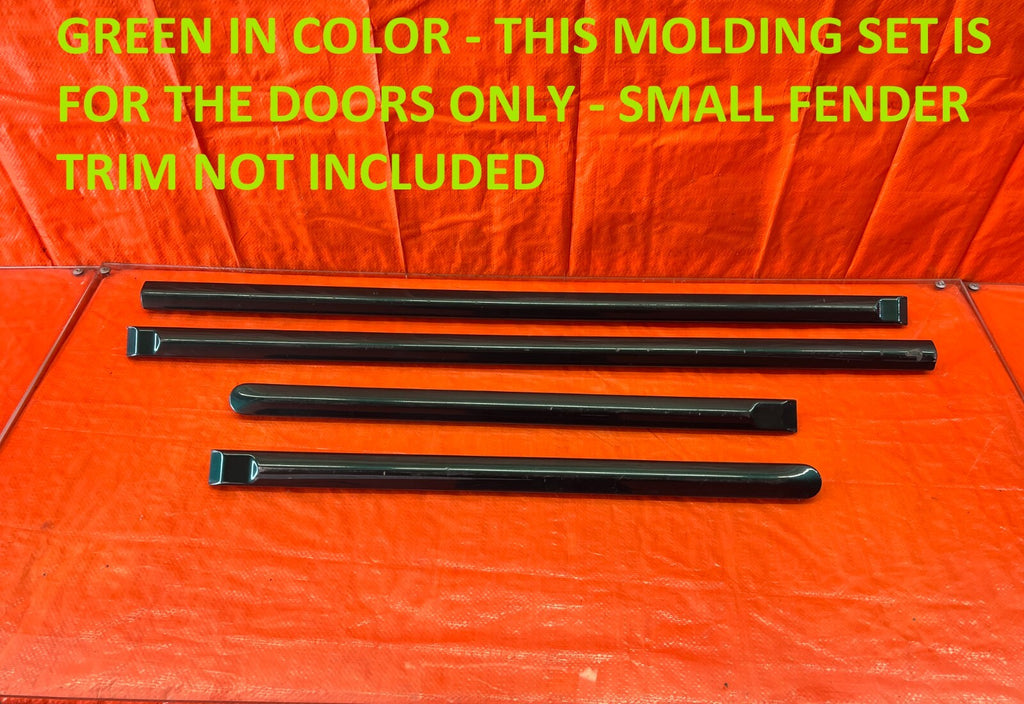 96 00 HONDA CIVIC SEDAN BODY DOOR MOLDING TRIM SET LEFT & RIGHT COMPLETE OEM 1450