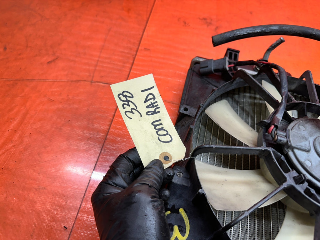 04-05 ACURA TSX 2.4L RADIATOR DUAL COOLING FANS TANK HOSES SET OEM #33818