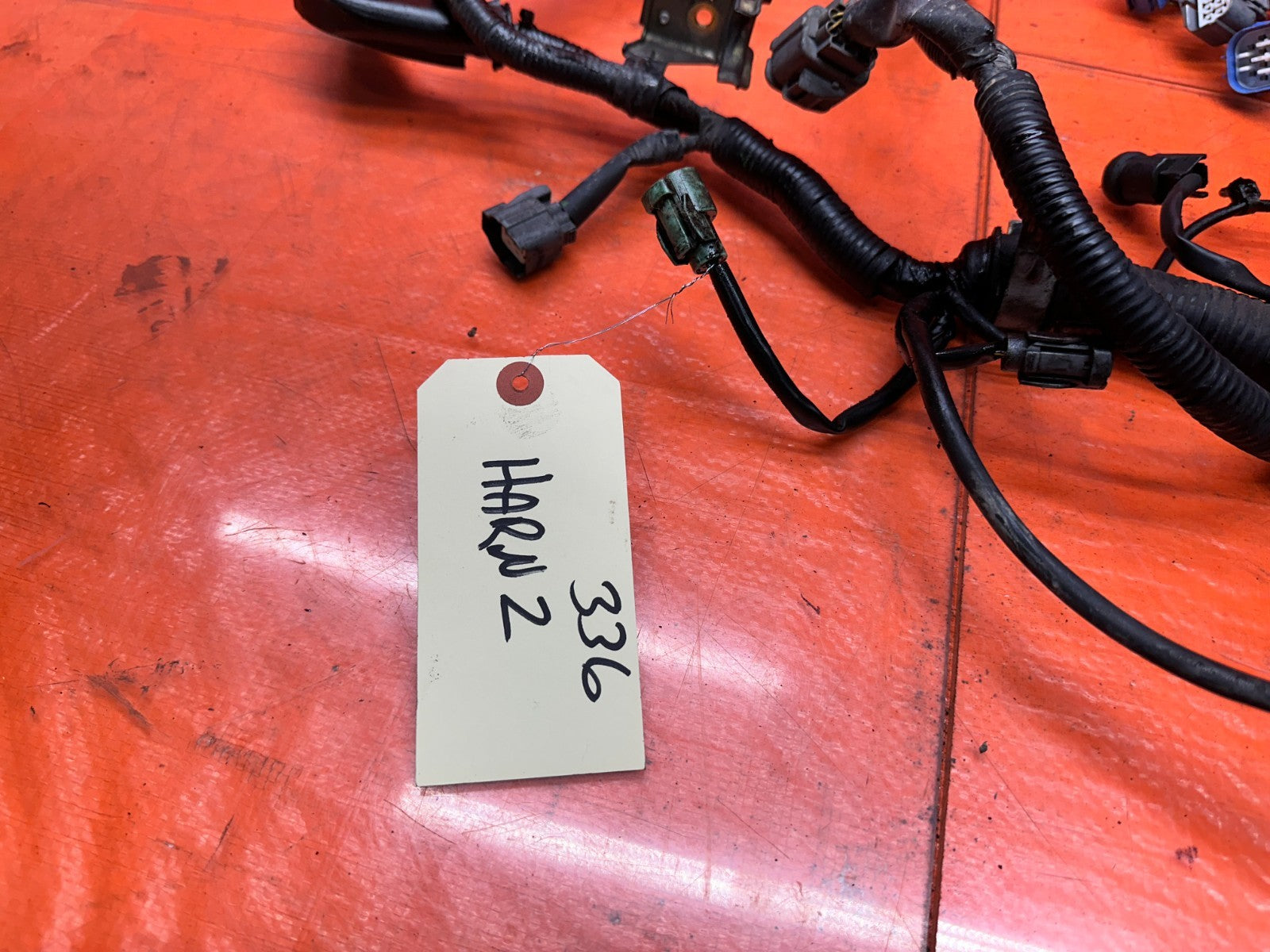 97 01 HONDA PRELUDE 2.2L H22A ENGINE MOTOR MAIN WIRE WIRING HARNESS OEM #33612