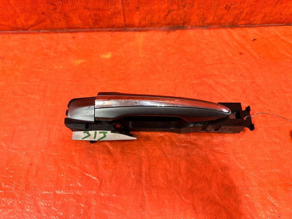 14 20 INFINITI Q50 DRIVER LEFT REAR EXTERIOR DOOR HANDLE W/ CAP AND BASE OEM 3131