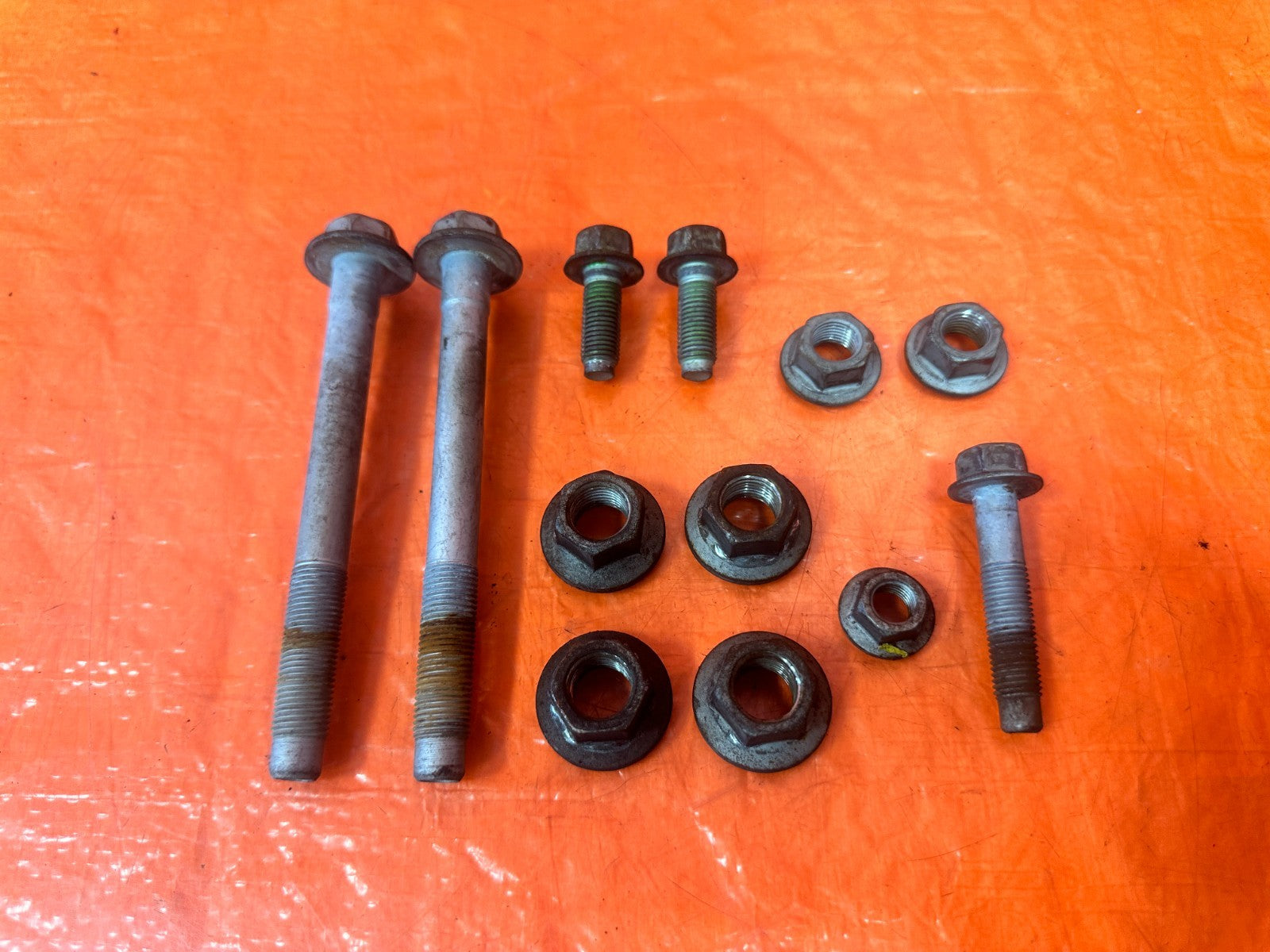 08 15 INFINITI G37 Q60   FRONT SUBFRAME CROSSMEMBER CARRIER BOLTS   OEM 3291