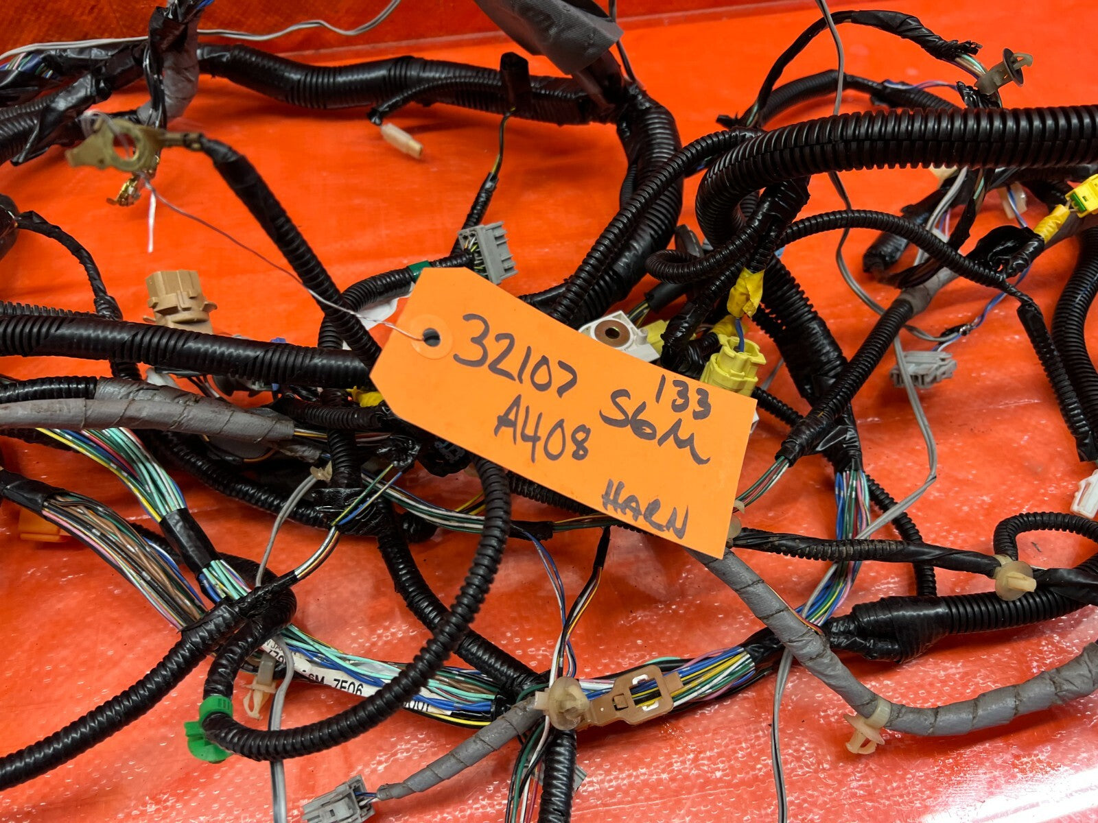 02 04 ACURA RSX   TYPE S   INTERIOR FLOOR WIRING HARNESS WIRE LOOM   OEM OE #1339