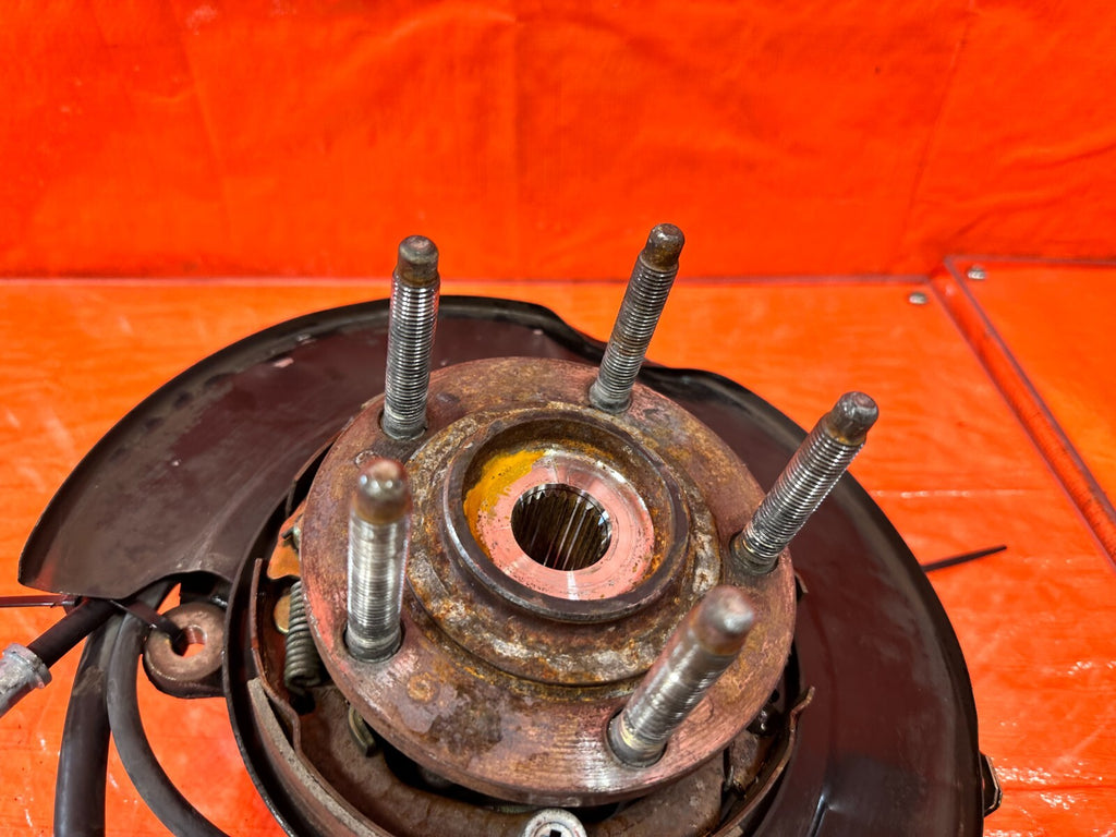 03 06 LANCER EVOLUTION VIII 8 EVO IX 9   RIGHT REAR  SPINDLE KNUCKLE HUB4