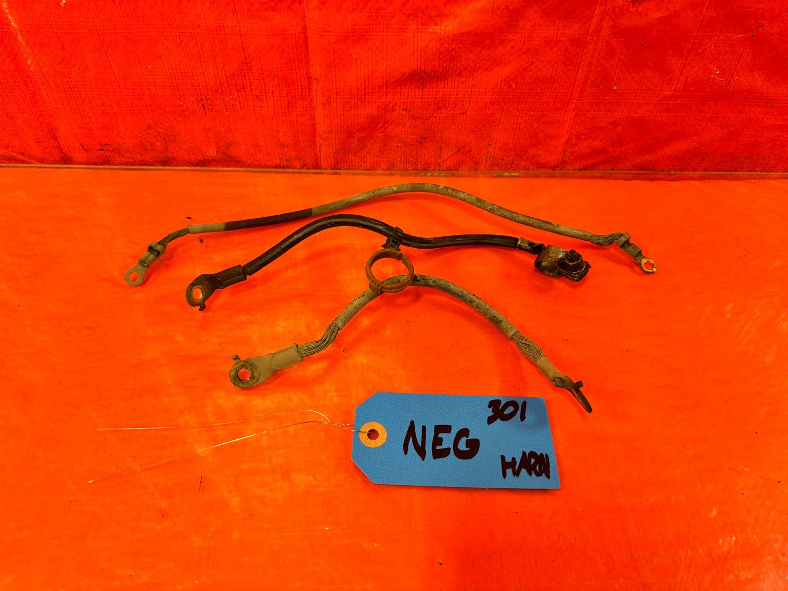 97 01 HONDA CR V CRV   TRANSMISSION AND NEGATIVE GROUND HARNESS   OEM #3010