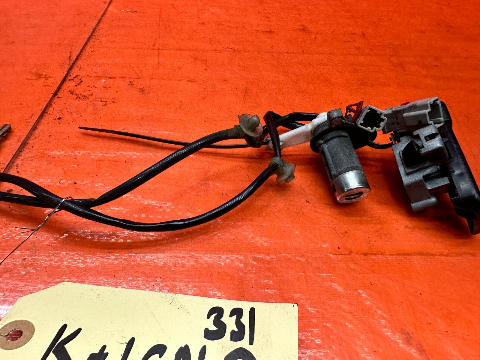 94 01 ACURA INTEGRA LOCK CYLINDER SET KEYS DOORS GLOVE BOX TRUNK OEM #3315