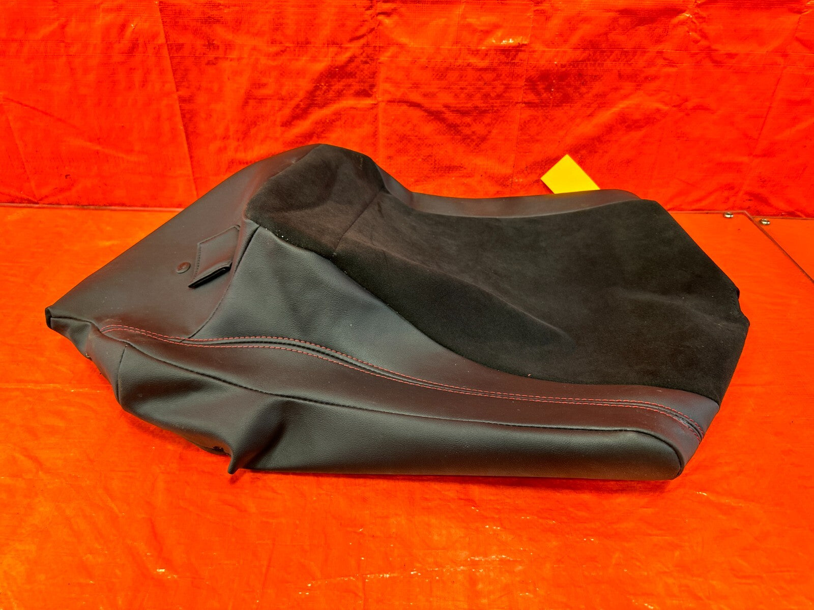 18 20 SUBARU BRZ   PASSENGER RIGHT REAR LOWER SEAT SKIN LEATHER WRAP   OEM #2925