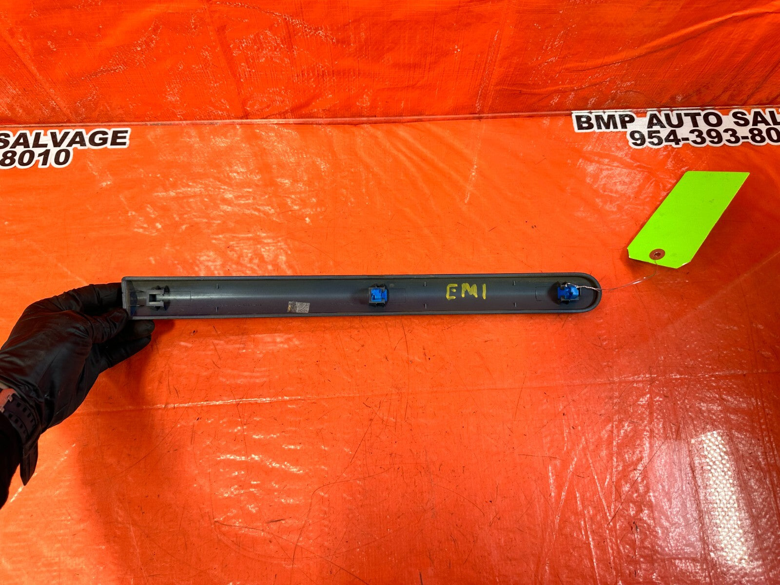 96 00 HONDA CIVIC COUPE DRIVER LEFT REAR QUARTER PANEL MOLDING PROTECTOR OEM EM15