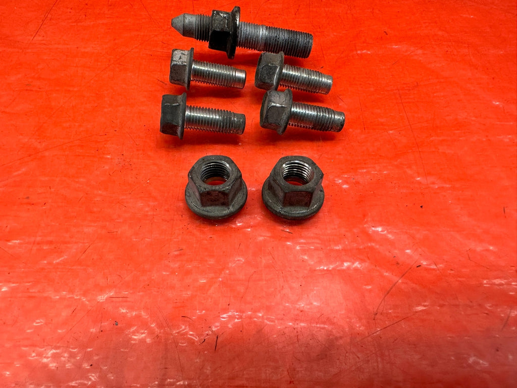 08 15 LANCER EVOLUTION X EVO 10 4B11T ENGINE MOTOR POST MOUNT BOLTS HARDWARE 2144