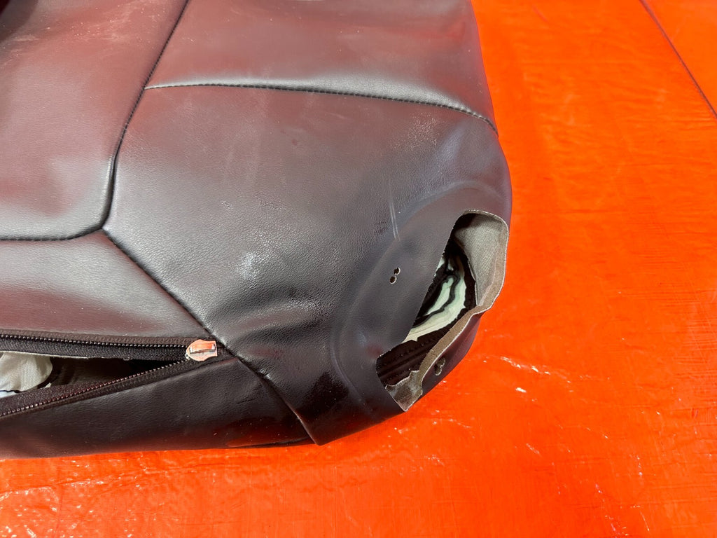 17 20 INFINITI Q60   PASSENGER RIGHT FRONT UPPER SEAT SKIN LEATHER WRAP OEM 28910
