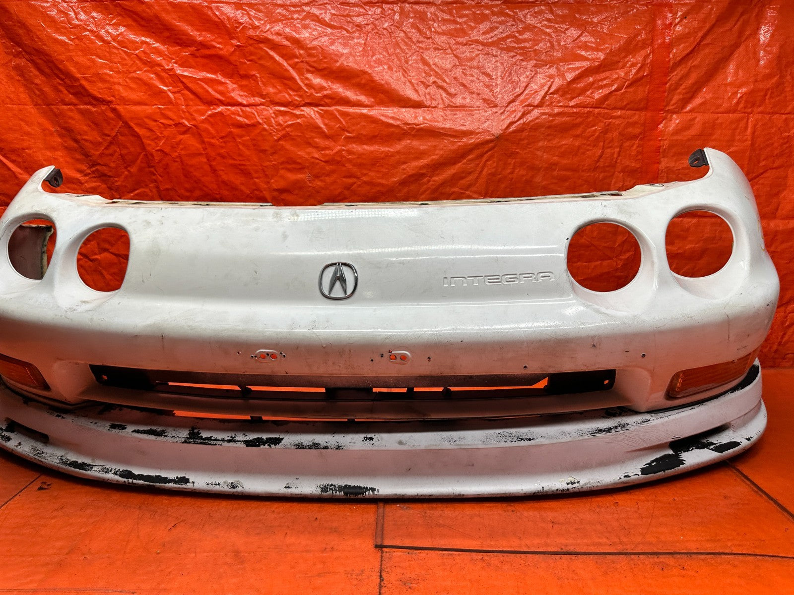 94-01 ACURA INTEGRA FRONT BUMPER COVER ASSEMBLY WITH MUGEN LIP OEM #34010