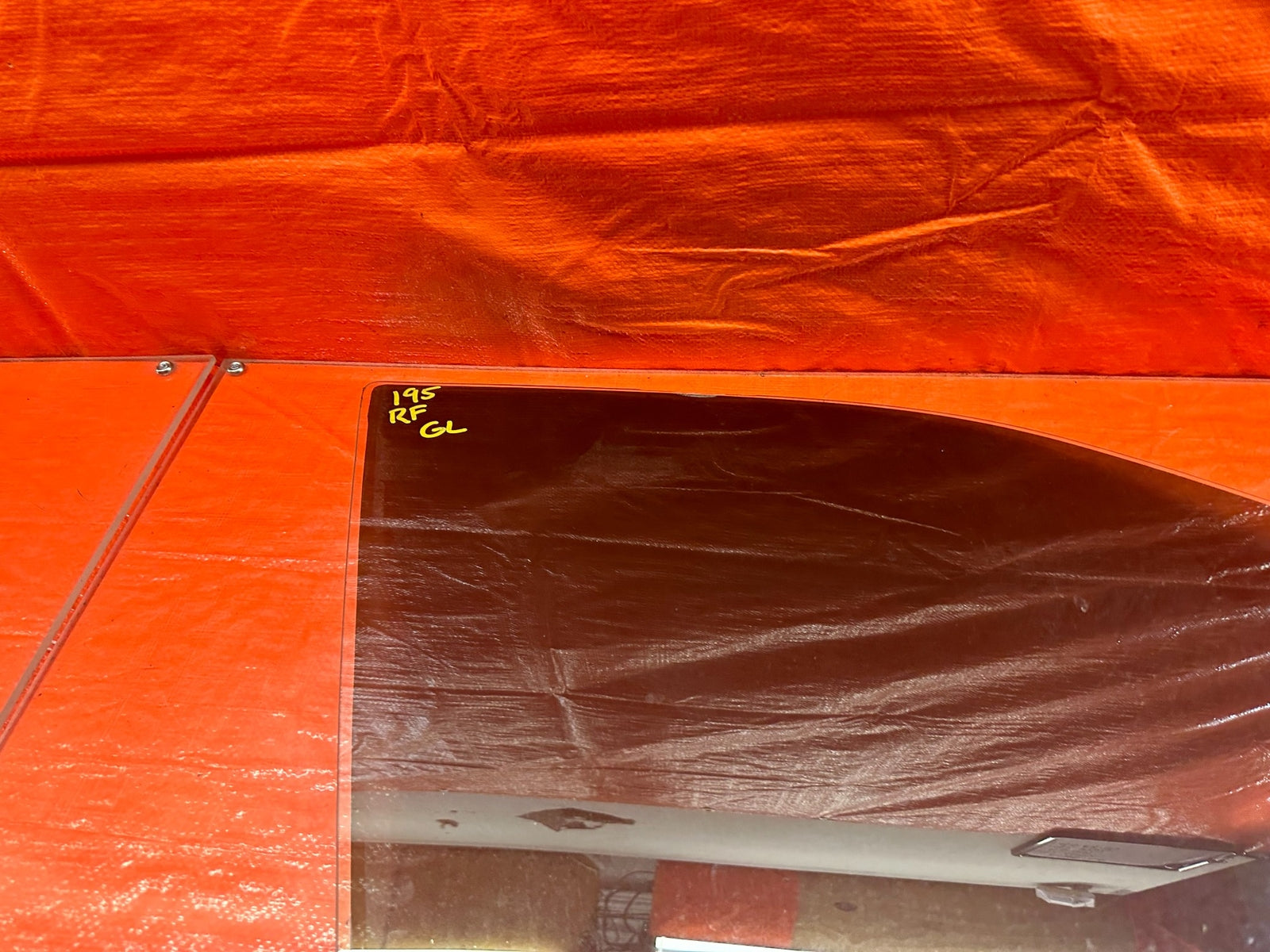 96 00 HONDA CIVIC 4D SEDAN   PASSENGER RIGHT FRONT   WINDOW GLASS   OEM #1959