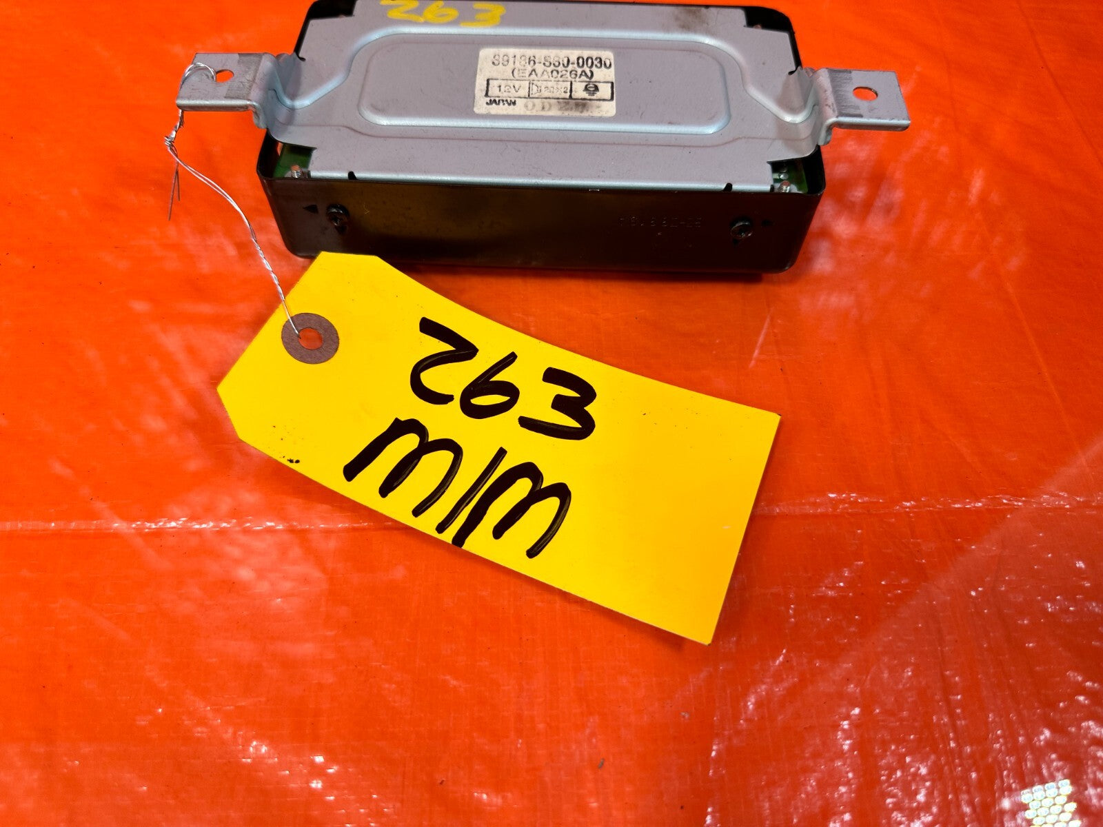 97 01 HONDA PRELUDE   REAR SUBWOOFER CONTROL MODULE AMPLIFIER OEM #2635