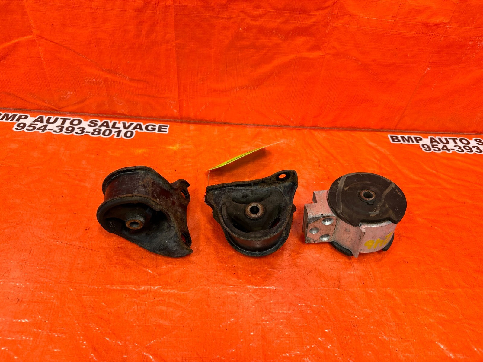 94 01 ACURA INTEGRA AUTOMATIC LEFT RIGHT MOTOR MOUNT TRANSMISSION MOUNT OEM 2467