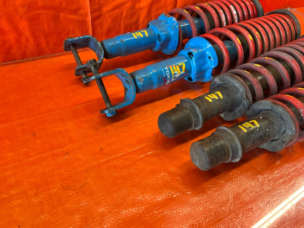 92 95 HONDA CIVIC H&R LOWERING SPRINGS & TOKICO REAR SHOCKS & OEM FRONT SHOCKS10
