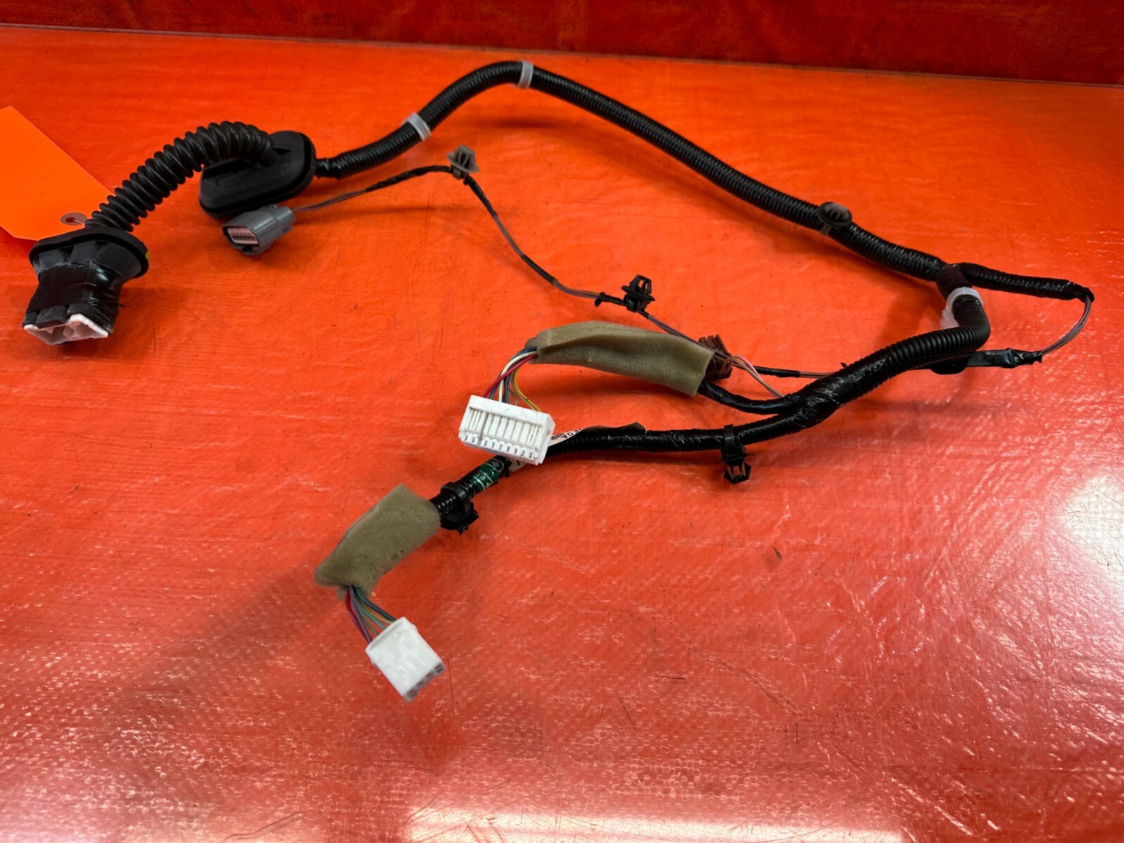 14 21 INFINITI Q50   DRIVER LEFT REAR DOOR WIRING HARNESS WIRE LOOM   OEM #2421