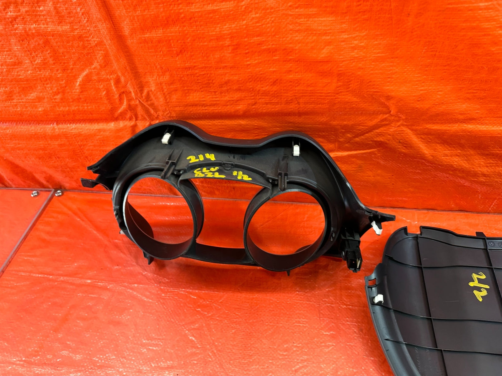 08 15 LANCER EVOLUTION X EVO 10   INSTRUMENT CLUSTER BEZEL TRIM   BOTH   OEM 21415