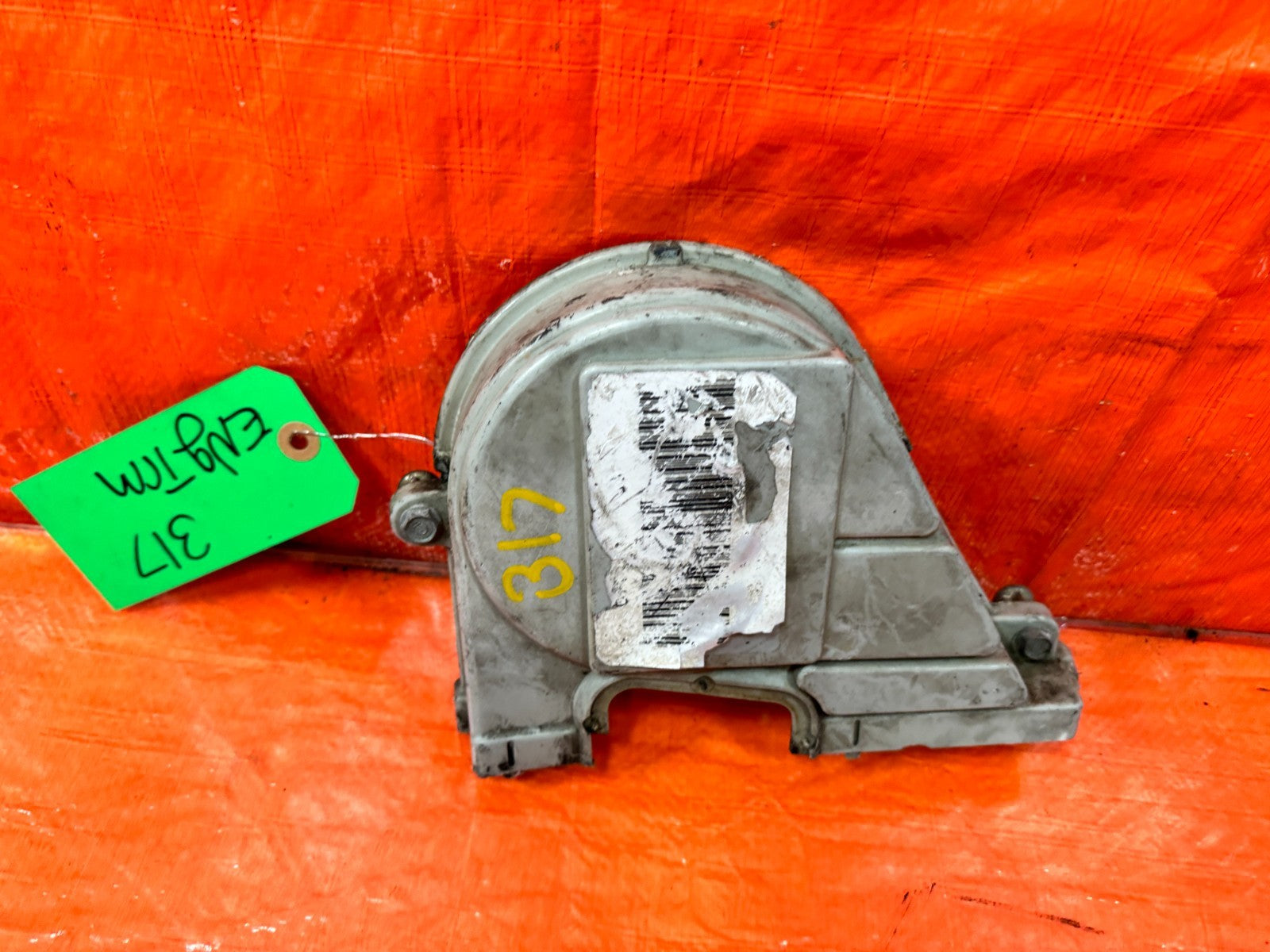 90 91 HONDA CIVIC HATCHBACK   SOHC D15B2   UPPER   OUTER   TIMING COVER   OEM3