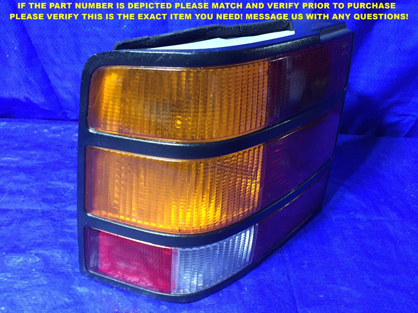 OEM 1988 1989 FORD MERKUR SCORPIO DRIVER LEFT TAIL LIGHT 88 89 86GG 13A603 AA3