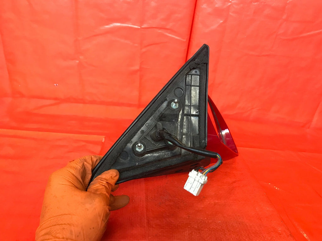 OEM 2003 2004 2005 G35   COUPE   PASSENGER RIGHT SIDE VIEW MIRROR   RED 7