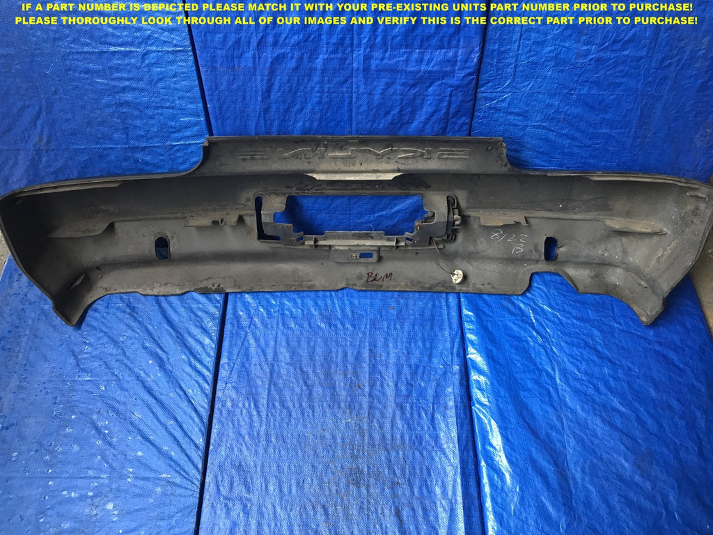 OEM 1989 1990 1991 1992 1993 1994 NISSAN SKYLINE GT R R32 REAR BUMPER COVER10