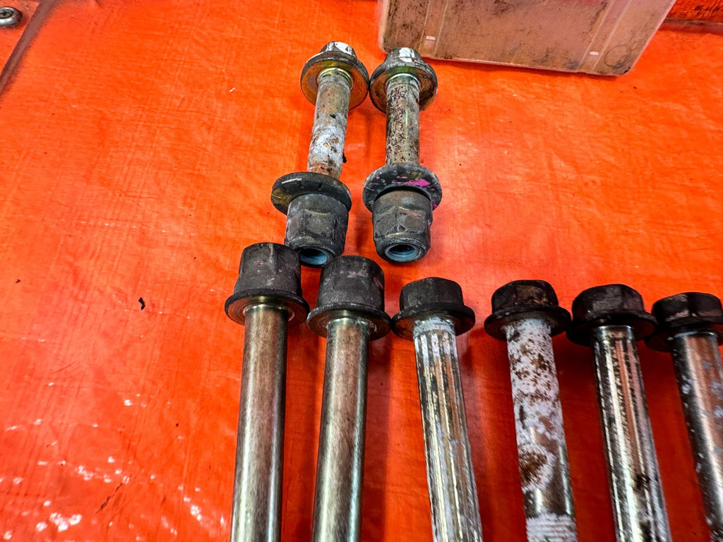 97 01 HONDA PRELUDE   REAR SUBFRAME CROSSMEMBER CARRIER BOLTS   OEM #3237