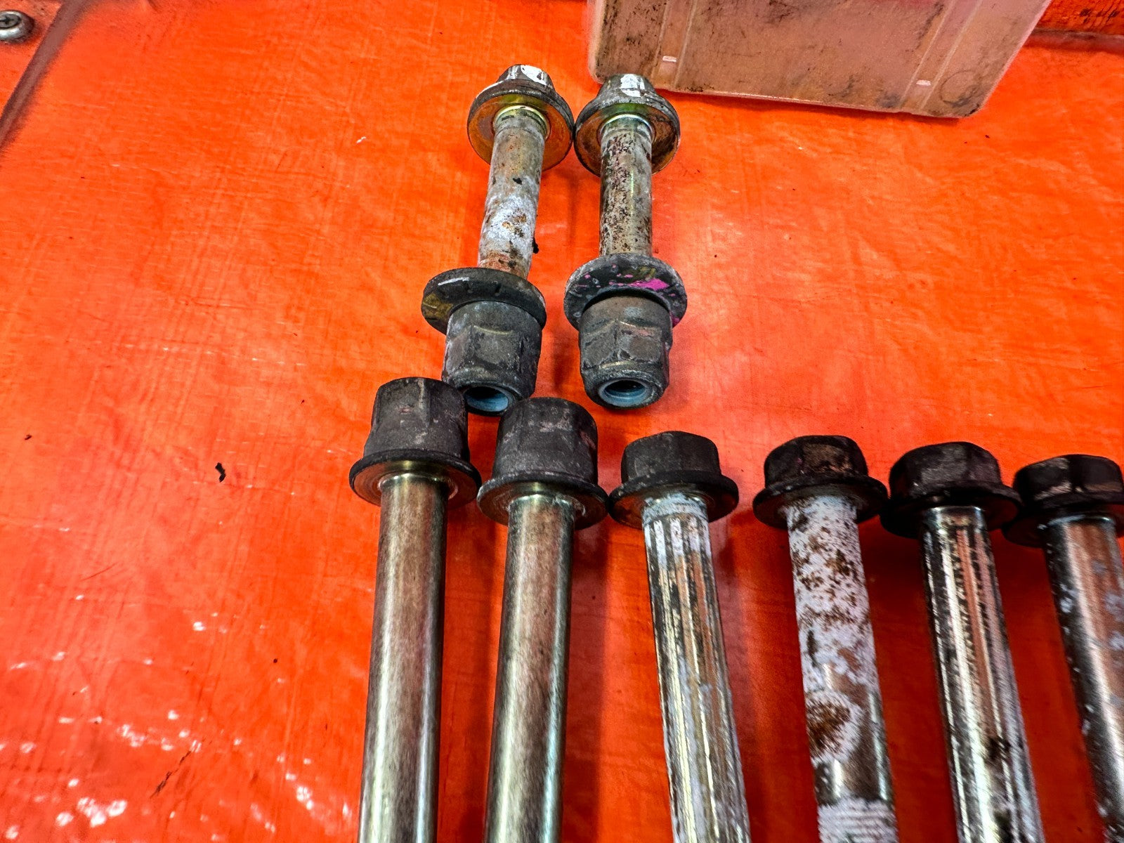 97 01 HONDA PRELUDE   REAR SUBFRAME CROSSMEMBER CARRIER BOLTS   OEM #3237