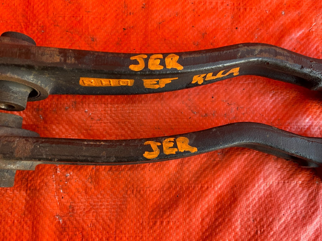 90 91 HONDA CRX   BASE ONLY!   REAR LOWER CONTROL ARM SET ARMS LEFT RIGHT OEM 617