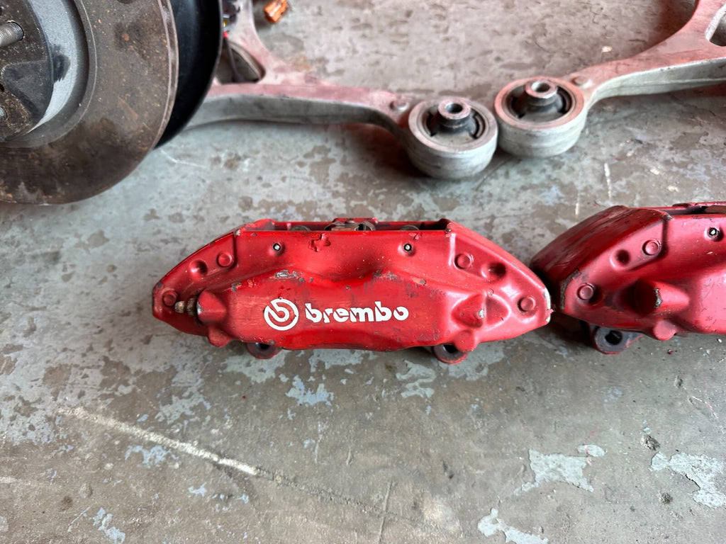 RSX HONDA INTEGRA DC5 TYPE R BREMBO SUSPENSION W/ ALUMINUM ARMS SPINDLES HUBS11