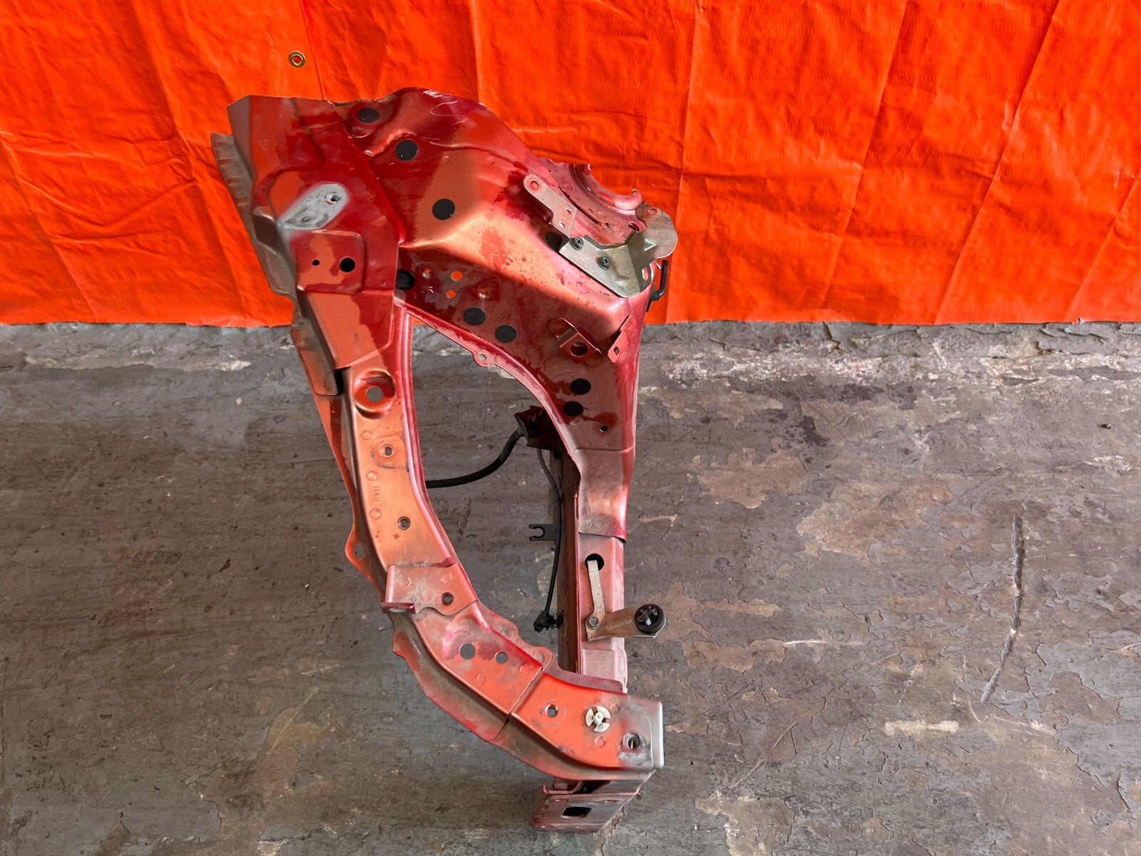 14 20 INFINITI Q50   PASSENGER RIGHT FRONT   FRAME CUT A PILLAR CHASSIS LEG OEM6