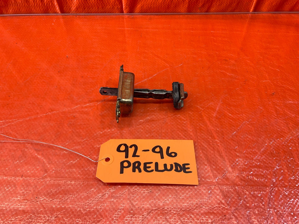 92 96 HONDA PRELUDE   LEFT OR RIGHT   DOOR CHECKER HINGE ARM STOPPER OEM #138 10